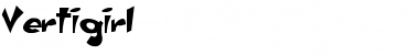 Vertigirl Regular Font Title Preview