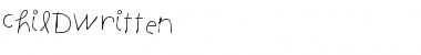 ChildWritten Regular Font Title Preview