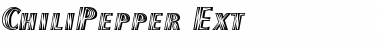 ChiliPepper-Ext Regular Font Title Preview