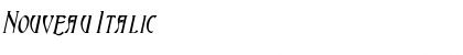 Nouveau Italic Font Title Preview