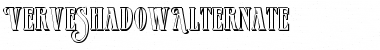 VerveShadowAlternate  Font Title Preview