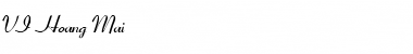 VI Hoang Mai Regular Font Title Preview