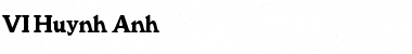 VI Huynh Anh Normal Font Title Preview