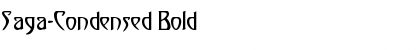 Saga-Condensed Bold Font Title Preview