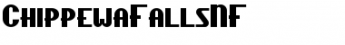 ChippewaFallsNF Regular Font Title Preview