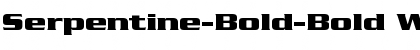 Serpentine-Bold-Bold Wd Regular Font Title Preview