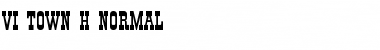 VI Town H normal Font Title Preview