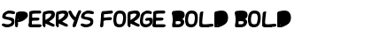 Sperrys Forge Bold Bold Font Title Preview