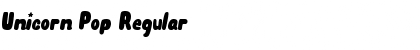Unicorn Pop Regular Font Title Preview