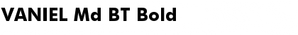 VANIEL Md BT Bold Font Title Preview