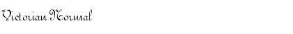 Victorian Normal Font Title Preview