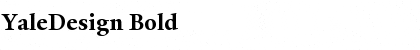 YaleDesign Bold Font Title Preview