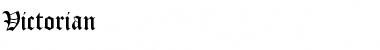 Victorian Bold Font Title Preview