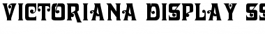 Victoriana Display SSi Regular Font Title Preview