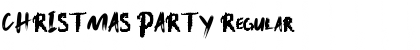 CHRISTMAS PARTY Regular Font Title Preview