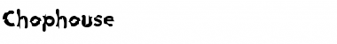 Chophouse Medium Font Title Preview