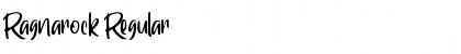 Ragnarock Regular Font Title Preview