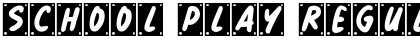School Play Regular Font Title Preview