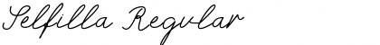 Selfilla Regular Font Title Preview