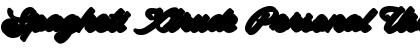 Spagheti Xtrude Personal Use Regular Font Title Preview