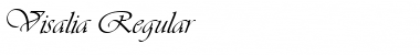 Visalia Regular Font Title Preview