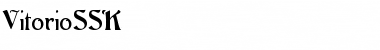 VitorioSSK Regular Font Title Preview