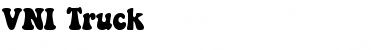 VNItruck Regular Font Title Preview