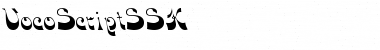 VocoScriptSSK Regular Font Title Preview