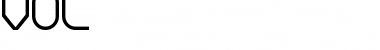 VOL Regular Font Title Preview
