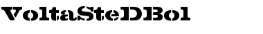 VoltaSteDBol Regular Font Title Preview