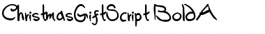 ChristmasGiftScript BoldA Font Title Preview