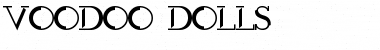 Voodoo Dolls Regular Font Title Preview
