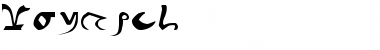 Voynich Regular Font Title Preview