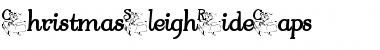 ChristmasSleighRideCaps Regular Font Title Preview