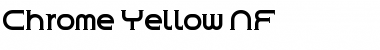 Chrome Yellow NF Regular Font Title Preview