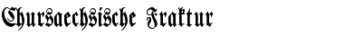 Chursaechsische Fraktur Regular Font Title Preview