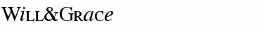 Will&Grace Regular Font Title Preview