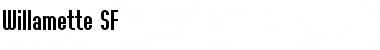 Willamette SF Regular Font Title Preview
