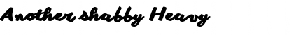 Another shabby Heavy Font Title Preview