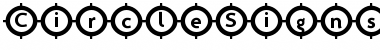 CircleSigns Regular Font Title Preview