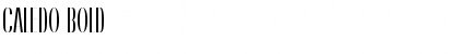 Caledo Bold Font Title Preview