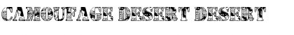 Camoufage Desert Desert Font Title Preview
