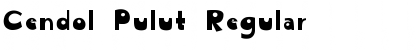 Cendol Pulut Regular Font Title Preview