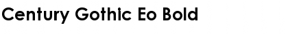 Century Gothic Eo Bold Font Title Preview
