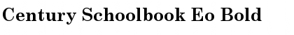 Century Schoolbook Eo Bold Font Title Preview