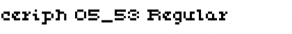 ceriph 05_53 Regular Font Title Preview