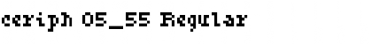 ceriph 05_55 Regular Font Title Preview
