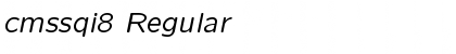 cmssqi8 Regular Font Title Preview
