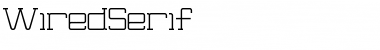Wired Regular Font Title Preview