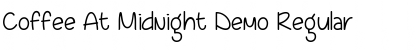 Coffee At Midnight Demo Regular Font Title Preview